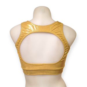 Chloe Top in Gold Mystique