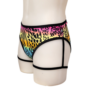 Ella Short in Rainbow Leopard