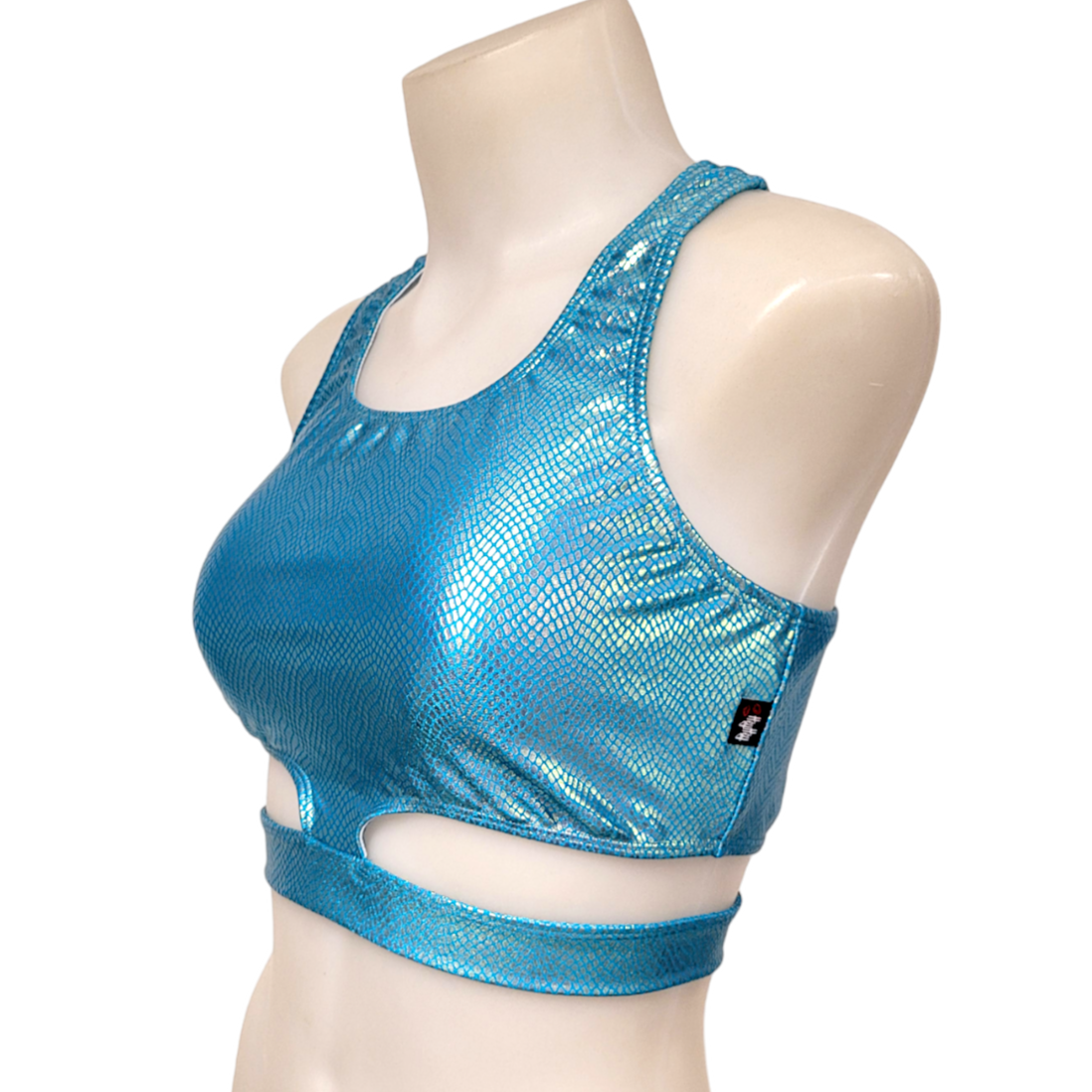 Hailie Top in Blue Scale