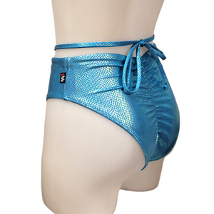 Layla Short in Blue Scale