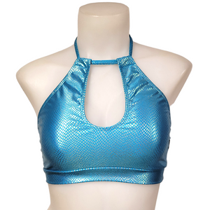 Layla Top in Blue Scale