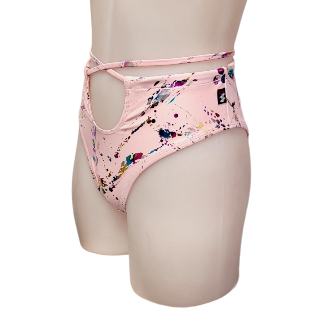Layla Short in Pink Splatter