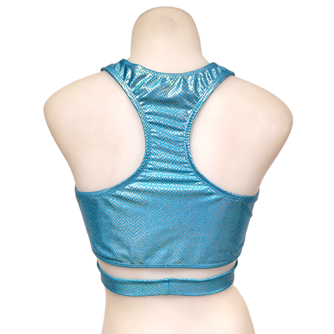 Hailie Top in Blue Scale
