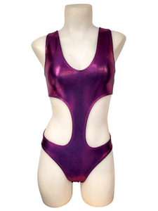 Jade Monokini in Eggplant Mystique