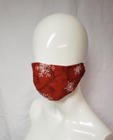 Mask- Red Snowflake