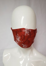 Mask- Red Snowflake