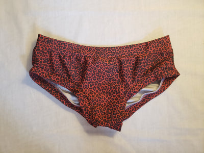 Booty Short- Red Leopard