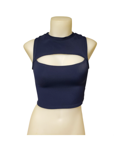 Crop Top with Cutout