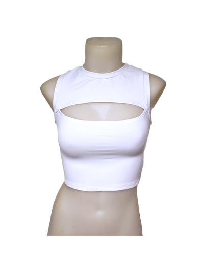 Crop Top with Cutout