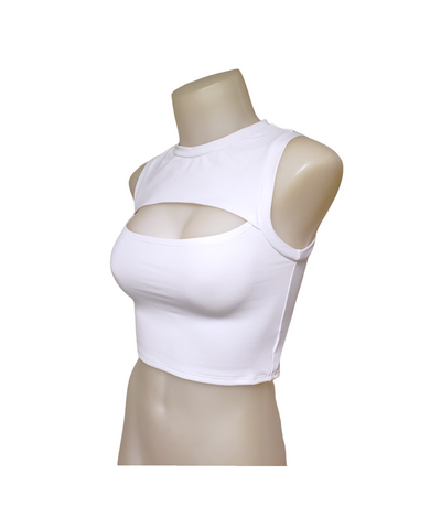 Crop Top with Cutout