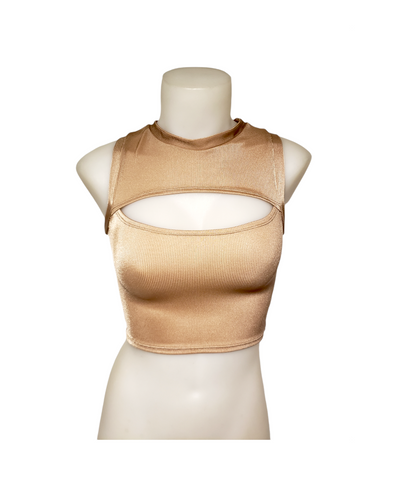 Crop Top with Cutout