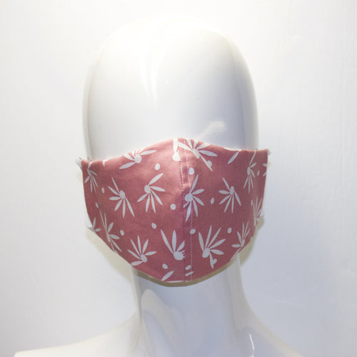 Mask- Coral and White