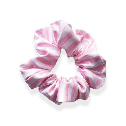 Scrunchie - Pink and White Stripe