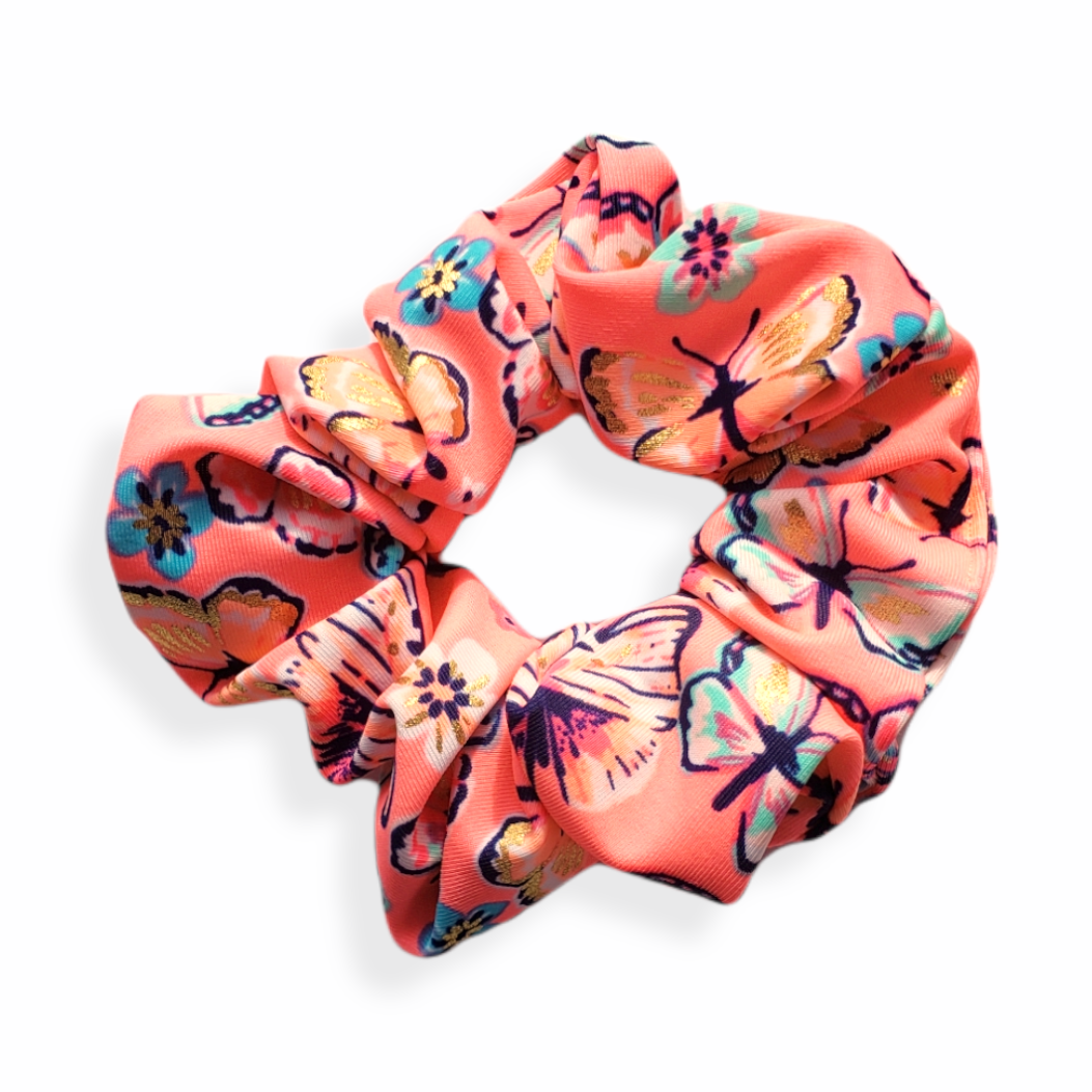 Scrunchie in Neon Butterfly