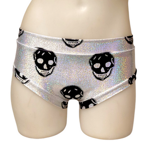 Classic Booty Short in Disco Skull