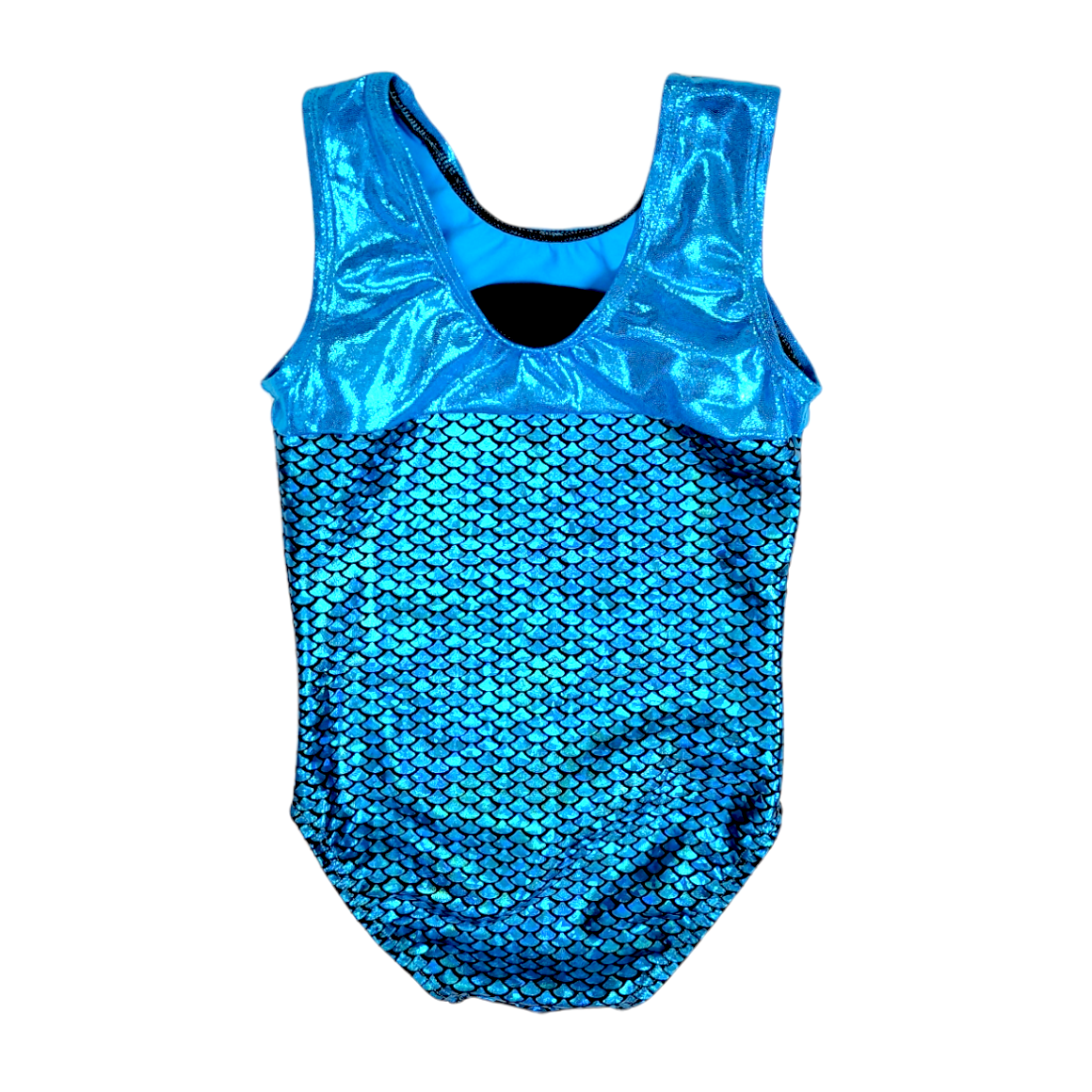 Leotard in Turquoise Mermaid