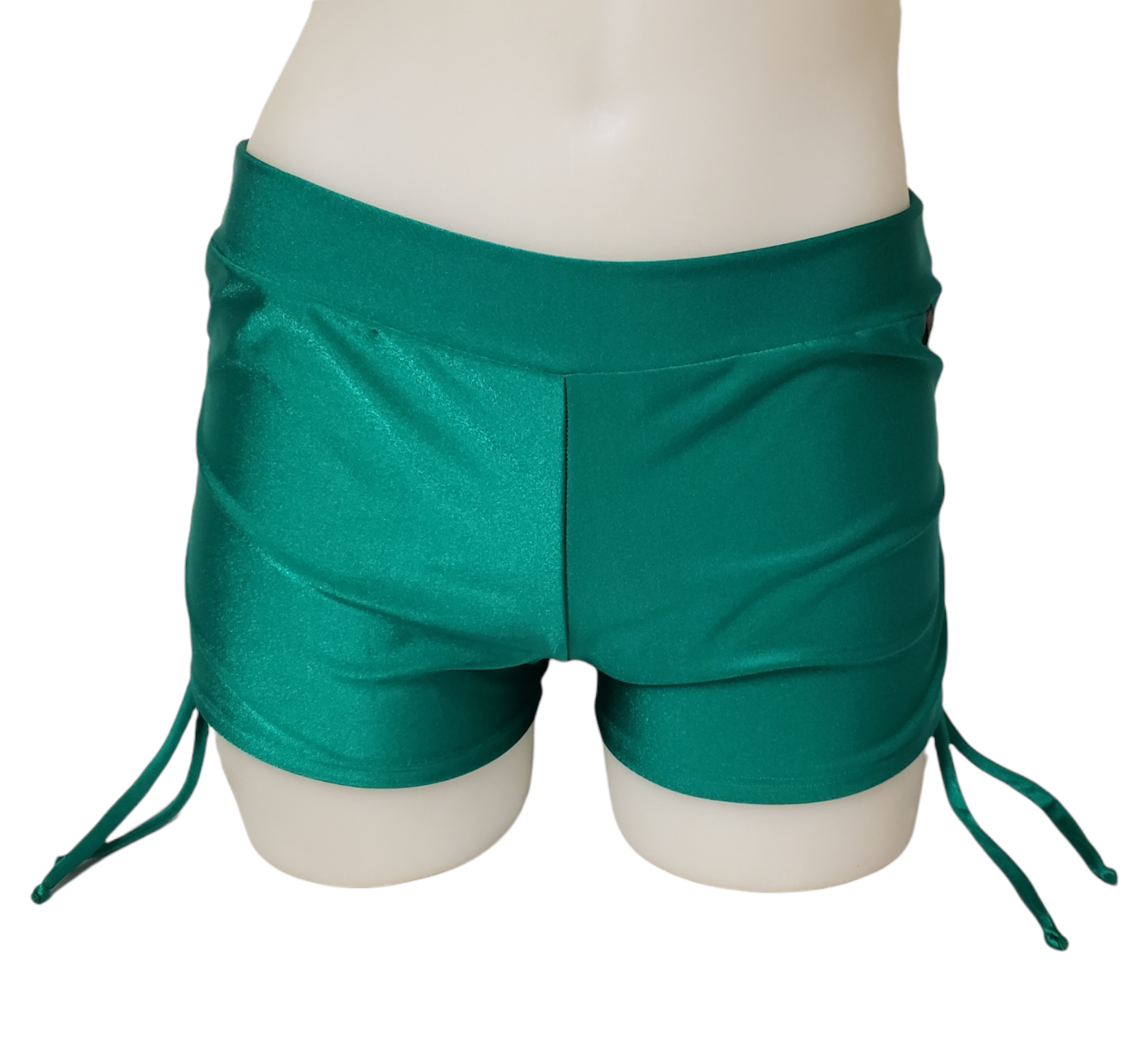 Side Tie/Scrunch Short in Emerald