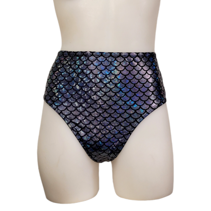 High Waisted Sexy Short in Slate Mermaid