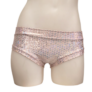 Classic Booty Short in Pink Mermaid