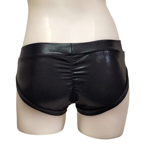 Classic Booty Short in Black Mystique