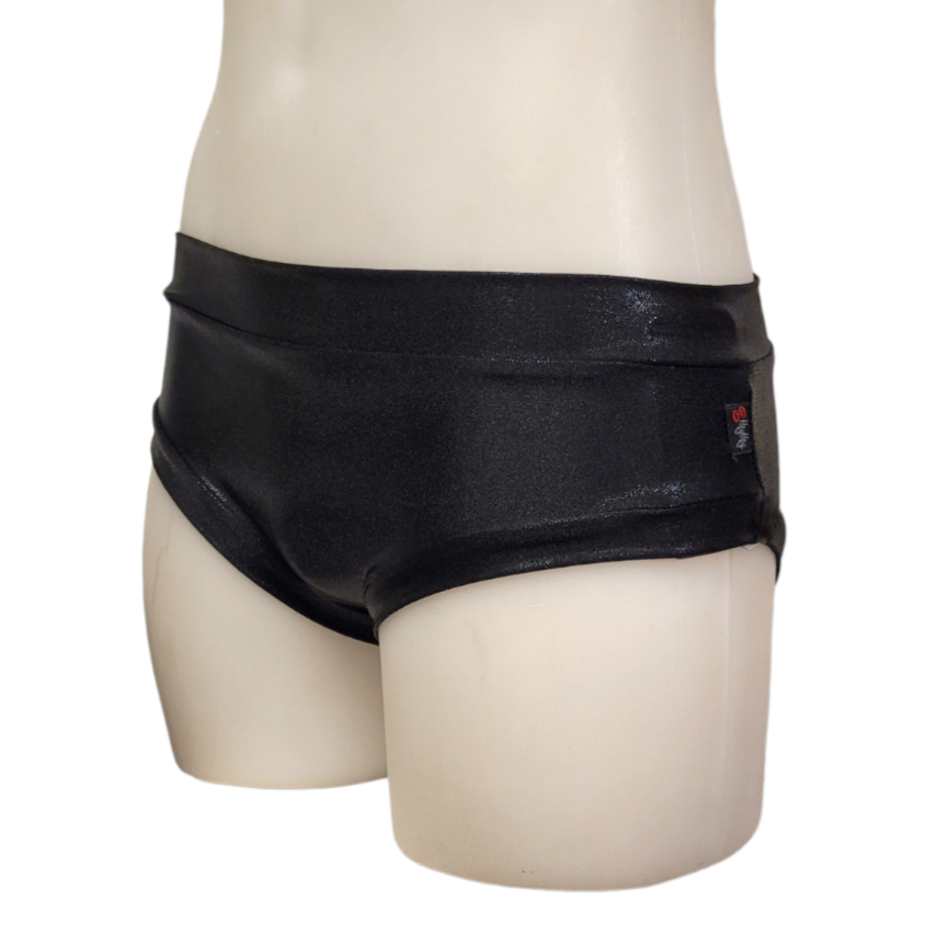 Classic Booty Short in Black Mystique