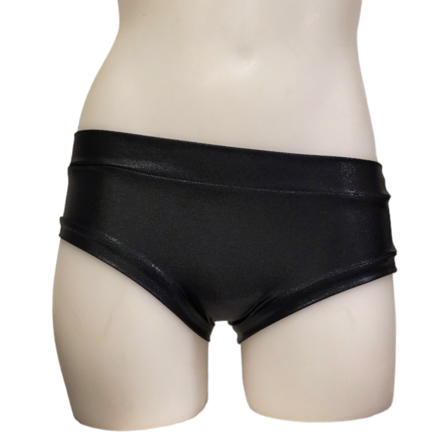 Classic Booty Short in Black Mystique