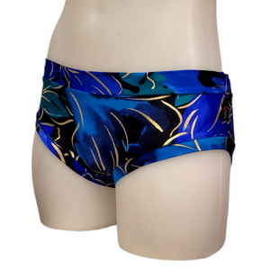 Classic Booty Short in Blue Tropical