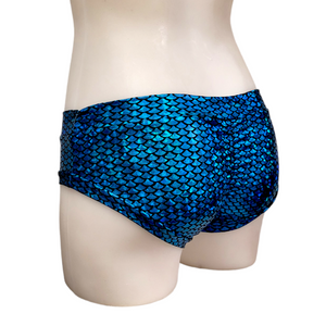 Classic Booty Short in Turquoise Mermaid