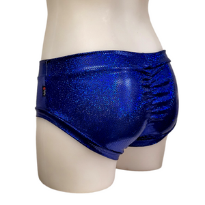 Classic Booty Short in Royal Blue Dot
