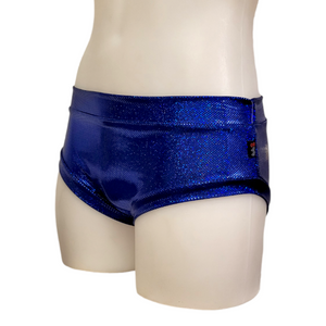 Classic Booty Short in Royal Blue Dot