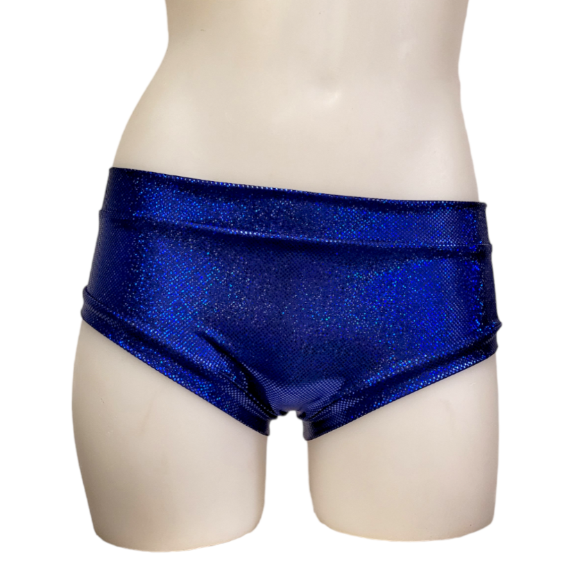 Classic Booty Short in Royal Blue Dot