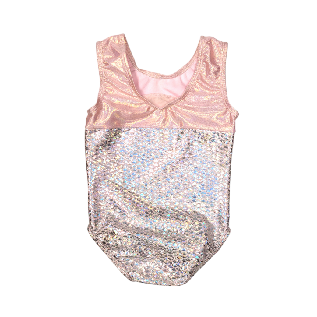 Leotard in Pink Mermaid