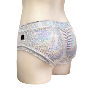 Classic Booty Short in White Ice