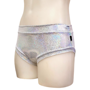 Classic Booty Short in White Ice