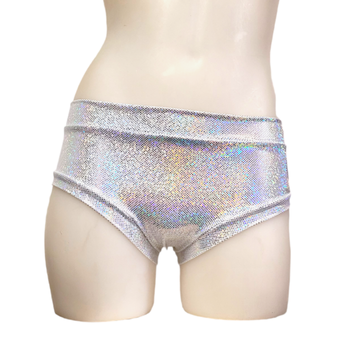 Classic Booty Short in White Ice