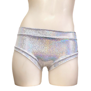 Classic Booty Short in White Ice