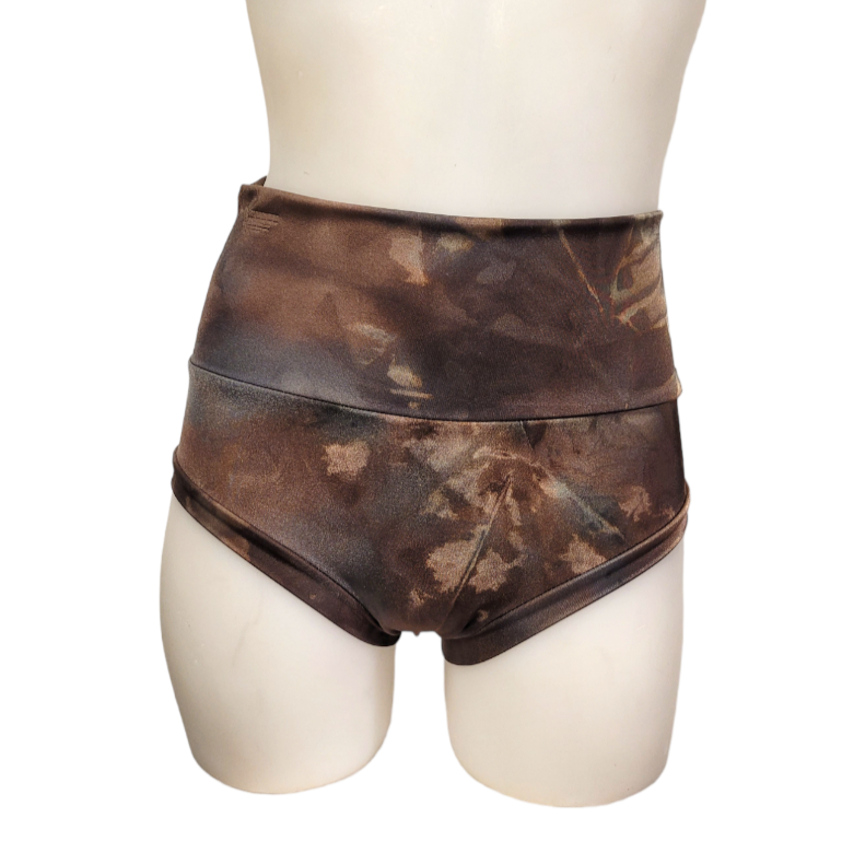High Waisted Booty Short in Rustic Copper