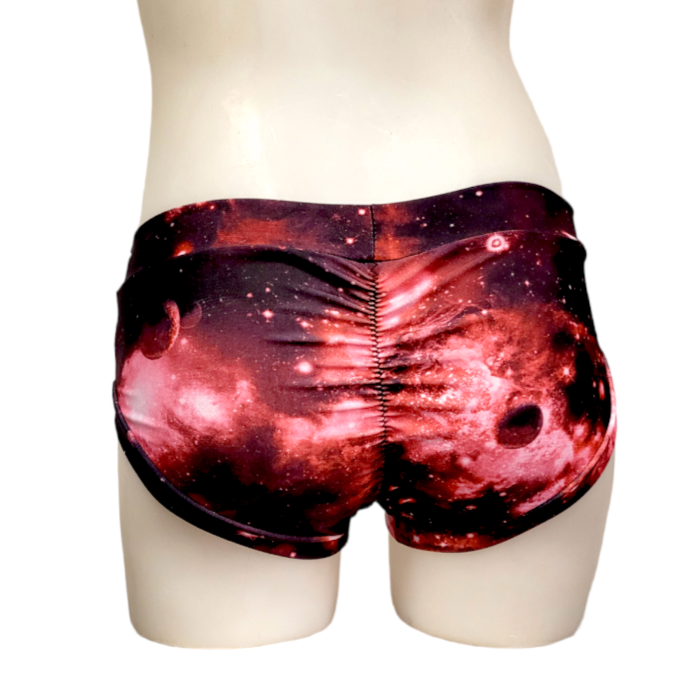 Classic Booty Short in Pink Galaxy