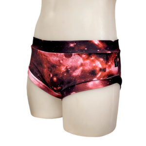 Classic Booty Short in Pink Galaxy
