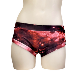 Classic Booty Short in Pink Galaxy
