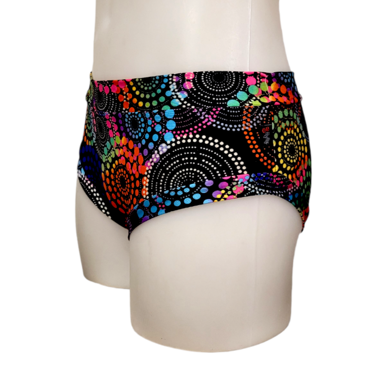 Classic Booty Short in Fireworks