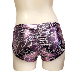Classic Booty Short in Purple Lightning