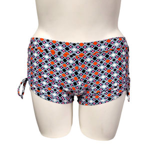 Side Tie/Scrunch Short in Solitaire