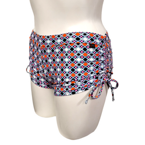 Side Tie/Scrunch Short in Solitaire