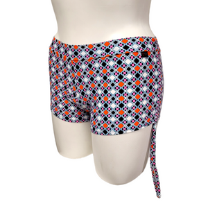 Side Tie/Scrunch Short in Solitaire