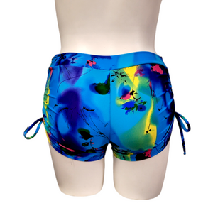 Side Tie/Scrunch Short in Kiwi