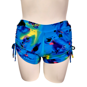 Side Tie/Scrunch Short in Kiwi