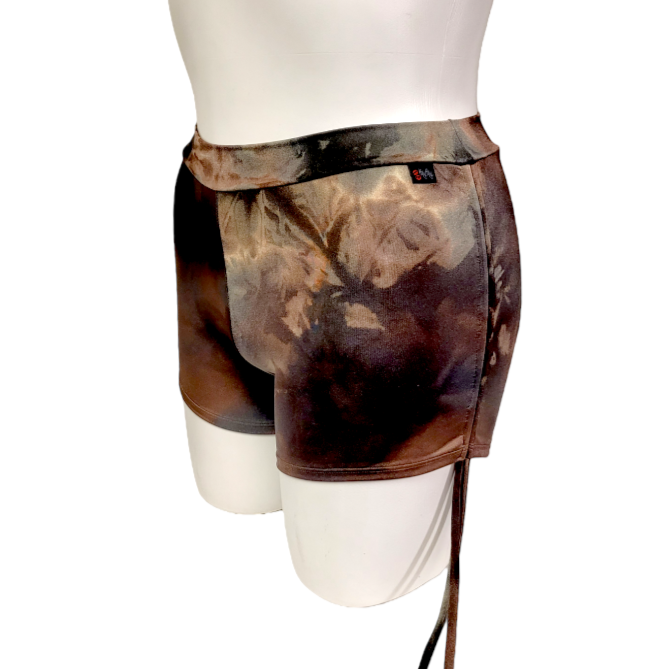 Side Tie/Scrunch Short in Rustic Copper