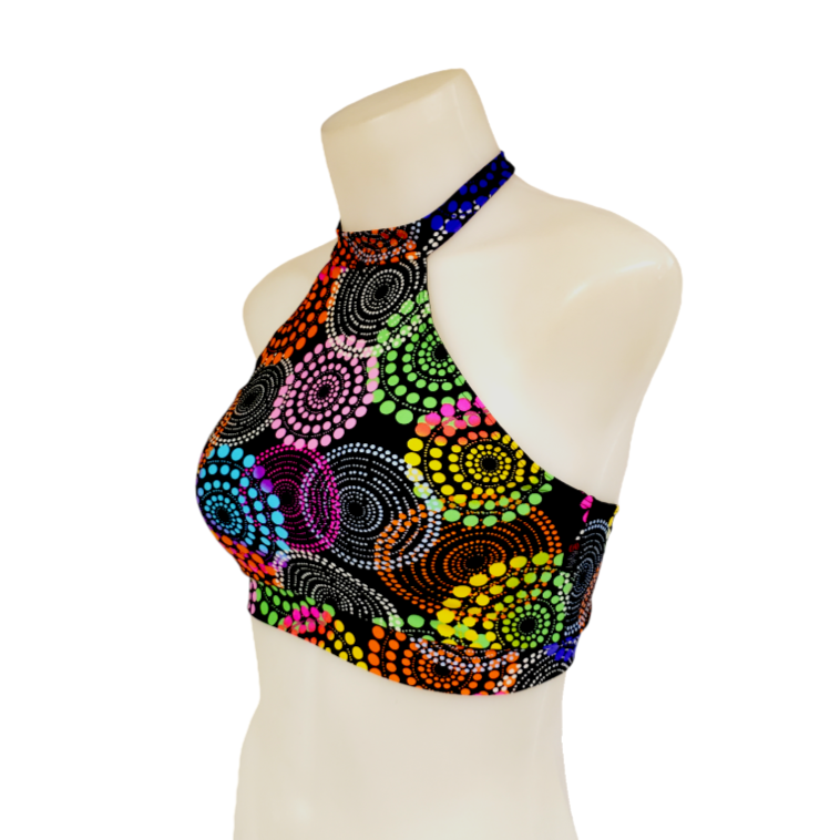 Halter Top in Fireworks