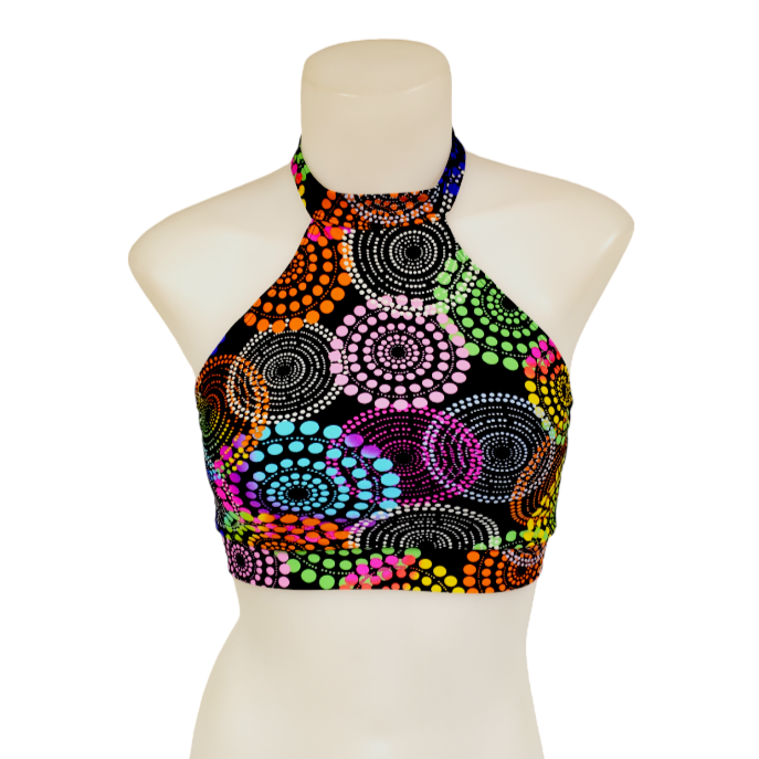 Halter Top in Fireworks
